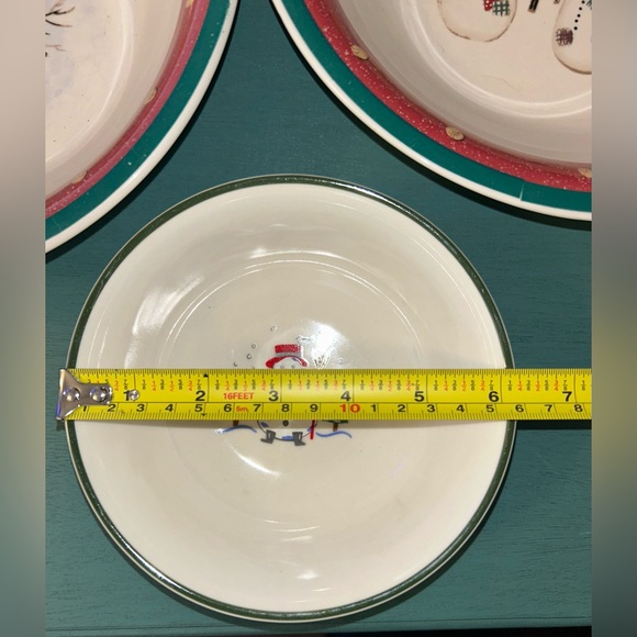 4 Pfaltzgraff “Snow Village”  bowls. 6.25” - Picture 7 of 7
